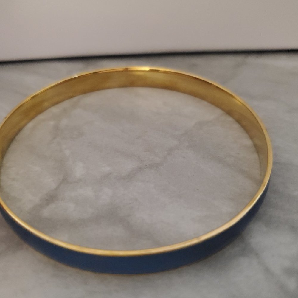 💙 Vintage Y2k 00s 2000's J. Crew Blue Bangle 💙 - Picture 11 of 15